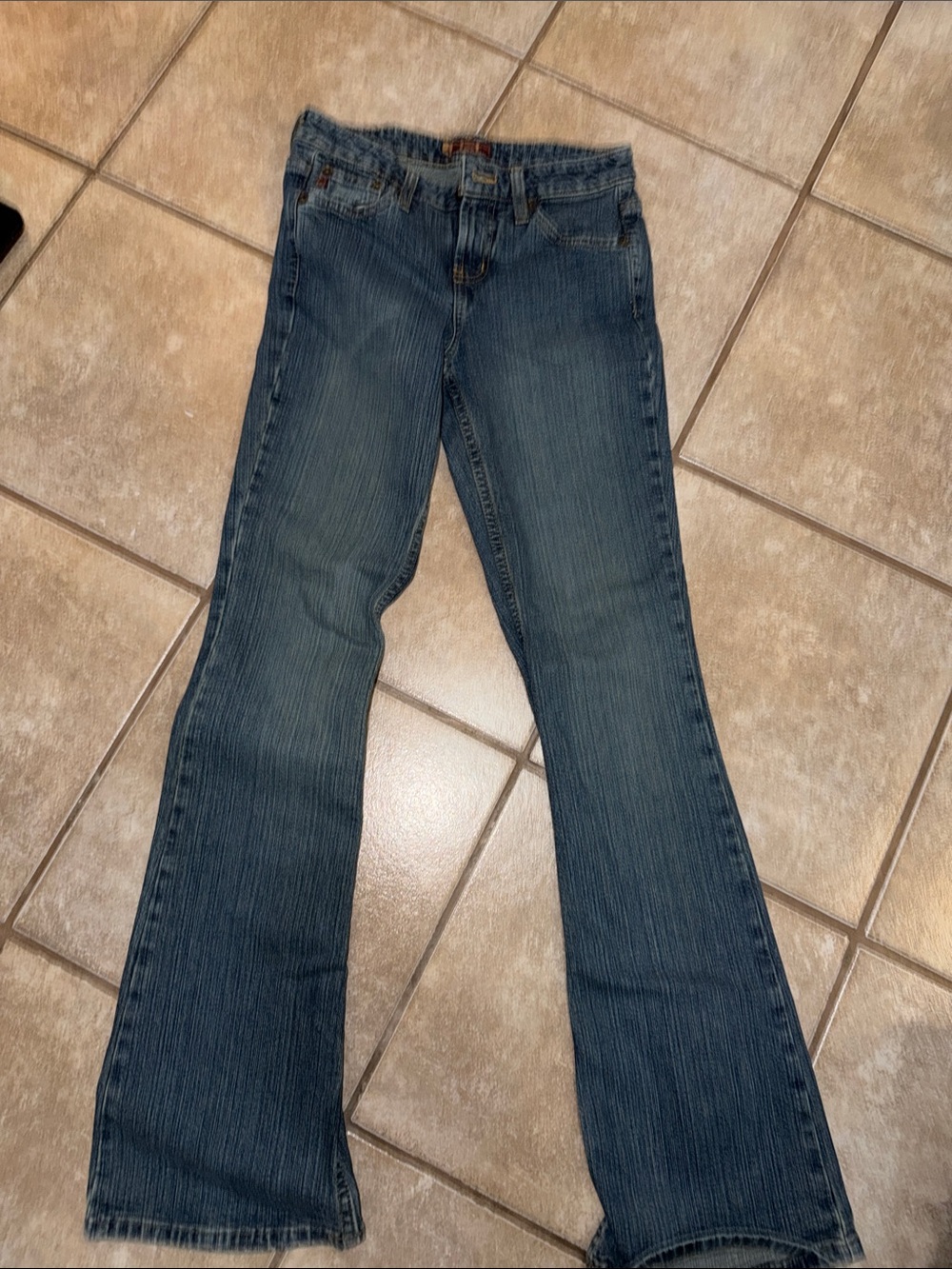 lei Women's Dark Blue Flare Jeans